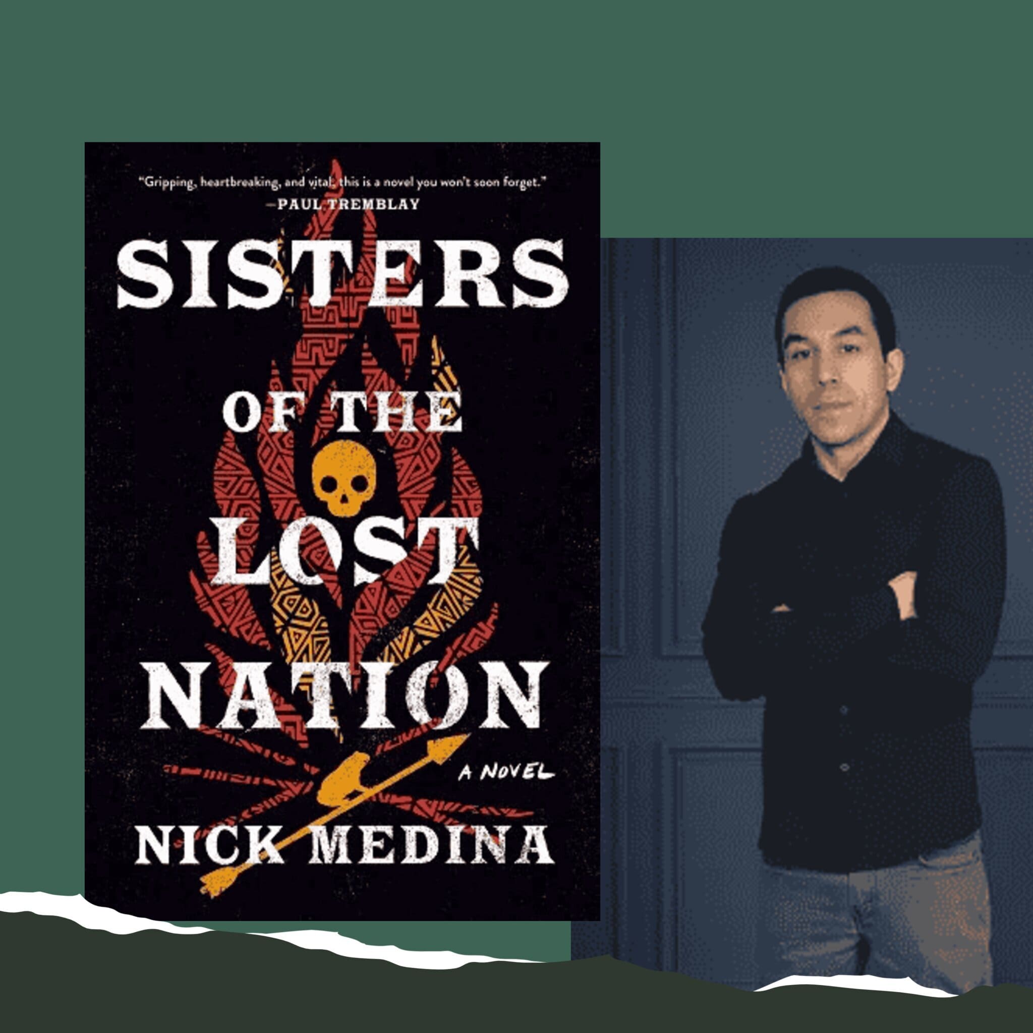 sisters of the lost nation book cover and author nick medina