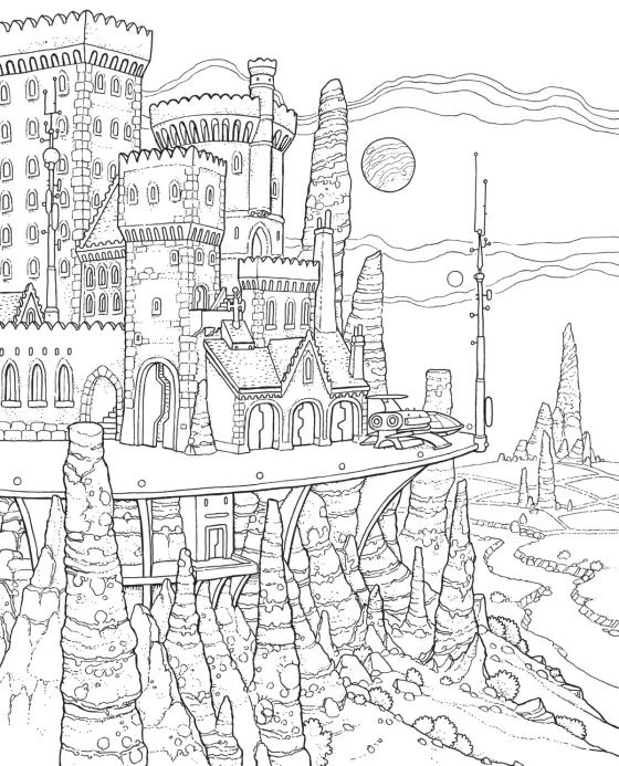 Dune Coloring Book The Official Dune Coloring Book