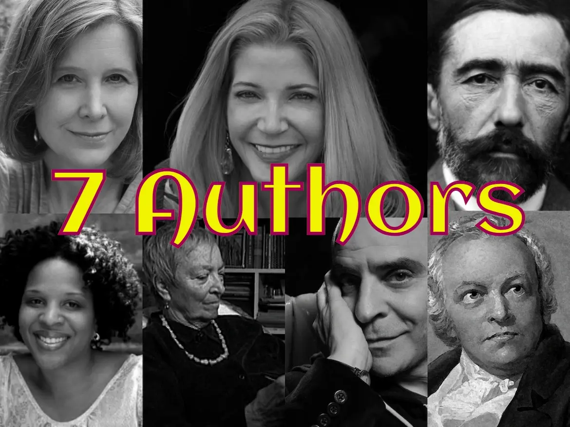 7 author shoutouts