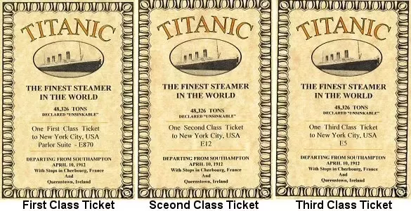 6 nautical novels drowning in suspense Titanic Tickets