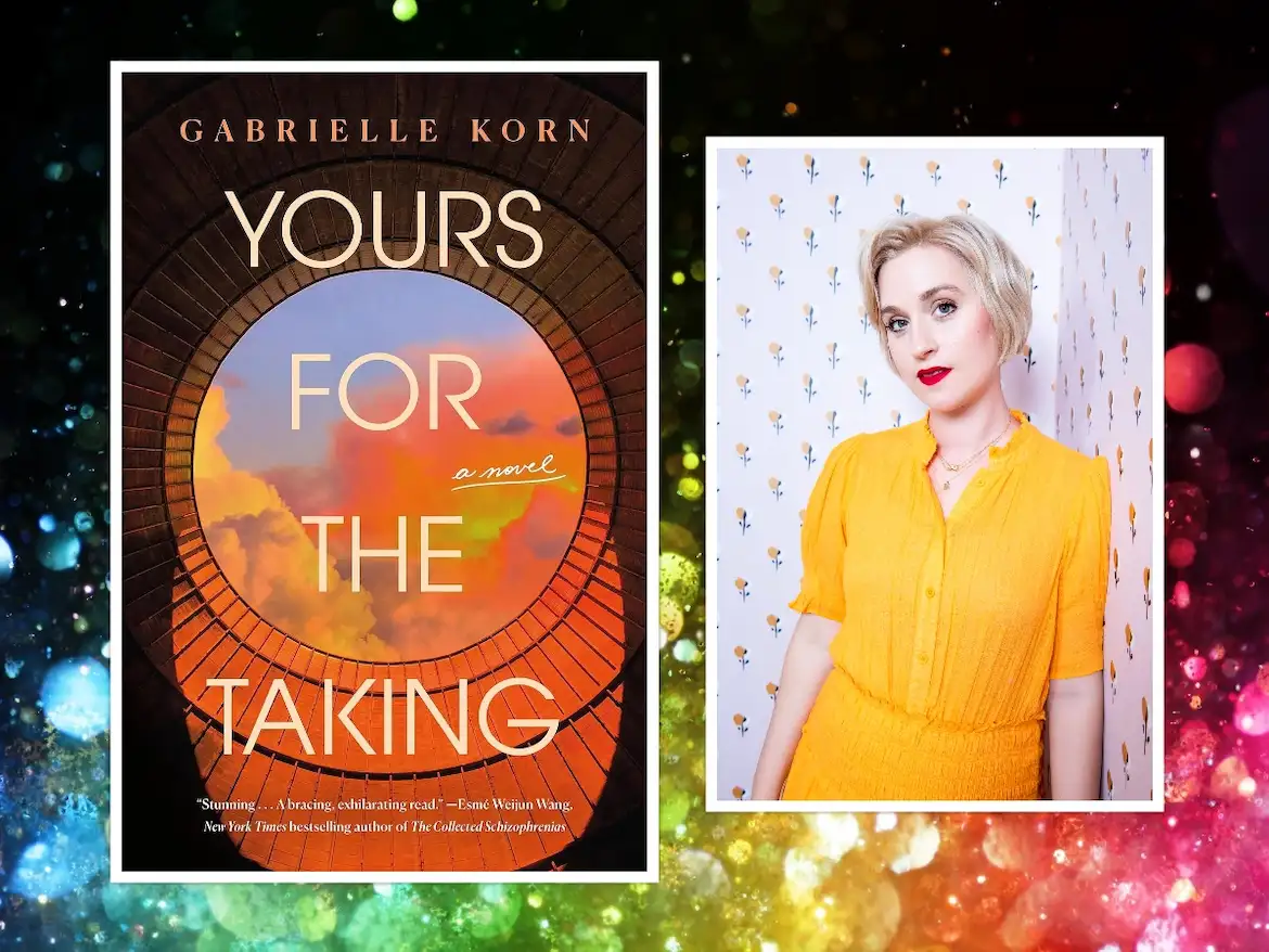 Yours For The Takings and author Gabrielle Korn