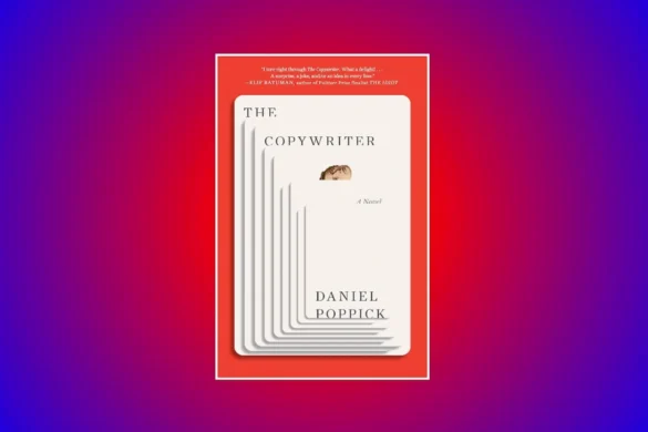 The Copywriter by Daniel Poppick red and white book cover