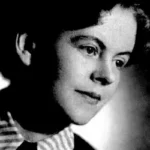 The Fifth Year author Marlen Haushofer in a black and white portrait