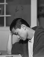 Dandelion Dynasty The Dandelion Dynasty author Ken Liu in deep thought.