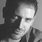The Devils The Devils author Joe Abercrombie black and white portrait