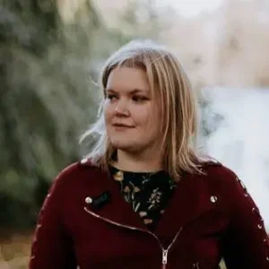 Author Shoutout Author Shoutouts A. K. Larkwood with blonde hair outdoors