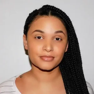 Author Shoutout Author Shoutouts Kalynn Bayron with long braided hair