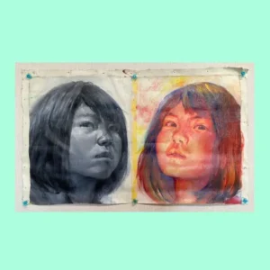 Boy Meets Maria Boy Meets Maria author Peyo (Kōsei Eguchi) in two portraits, contrasting styles.