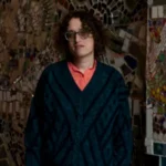 Public Access Afterworld Public Access Afterworld author Jane Schoenbrun in sweater against mosaic background