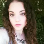 Loba Loba author Valentina Cano Repetto with curly hair outdoors