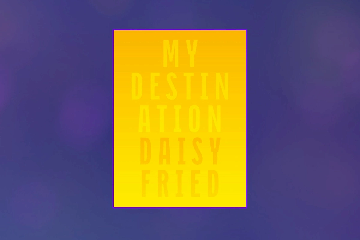 My Destination by Daisy Fried book cover